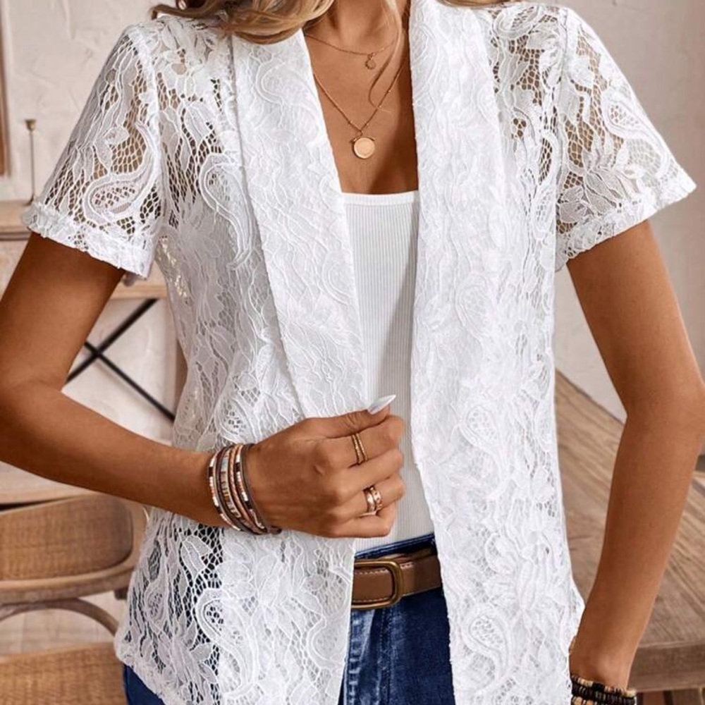 New lace cardigan